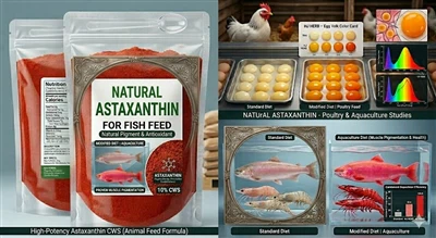 Application Of Astaxanthin in Animal Feed And Aquaculture Nutrition